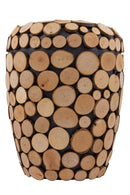 Spalt Urne 3D Emblem Holz Naturstoff-1