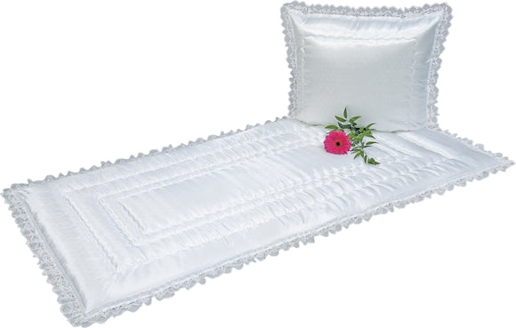 Juego de techo Besta damasco punto con acolchado ondulado techo