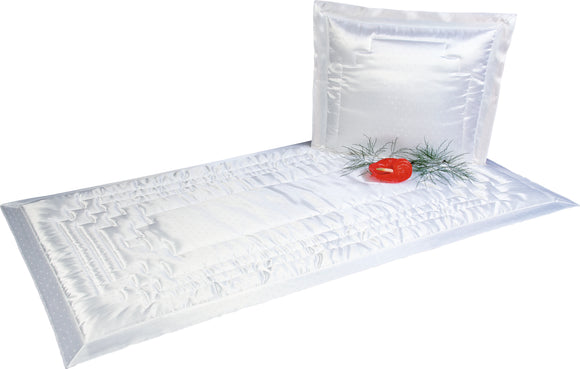 Besta Deckengarnitur Damast Punkt mit Dach Mäandersteppung