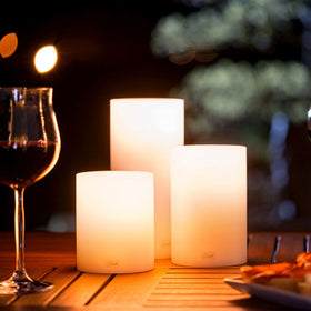 Qult Inside candle-shaped tea light holder set of 3 - 0