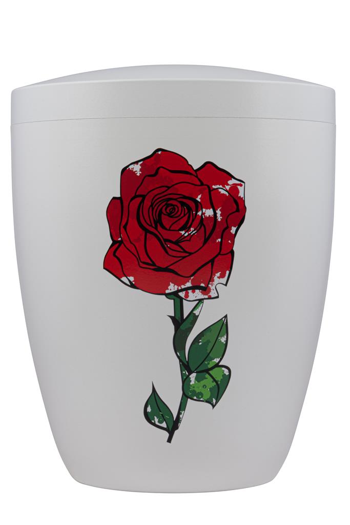 Kaufen rose Spalt Urne Weiß Lackiert Naturstoff