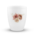 Spalt Urne Weiß Lackiert Modern Naturstoff-12