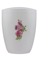 Spalt Urne Weiß Lackiert Modern Naturstoff-4