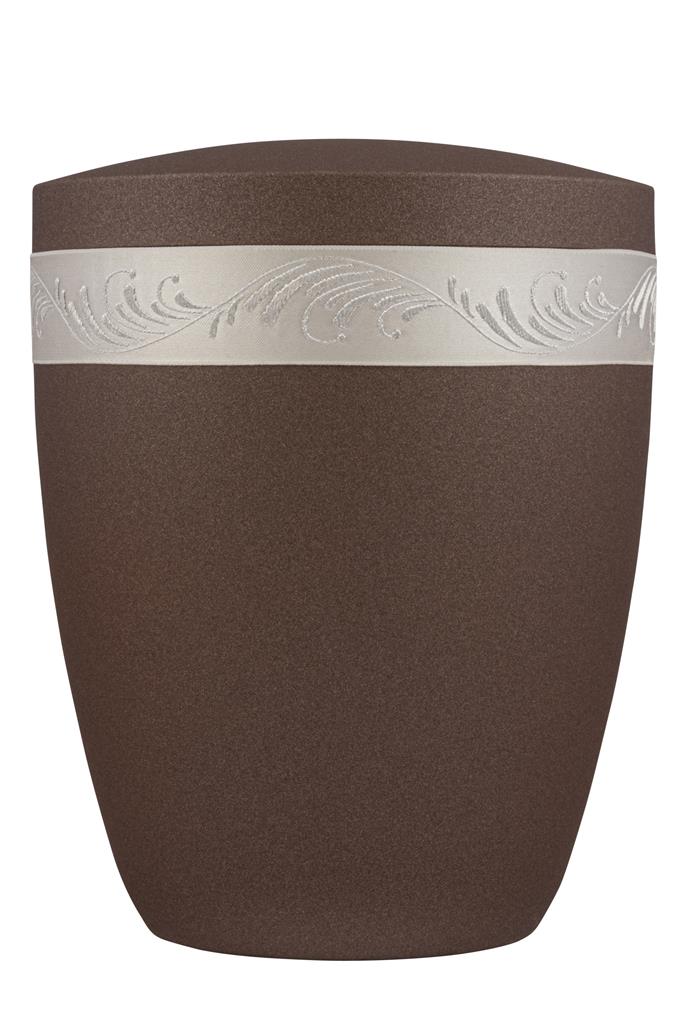Spalt urn Bronze lacquered natural material