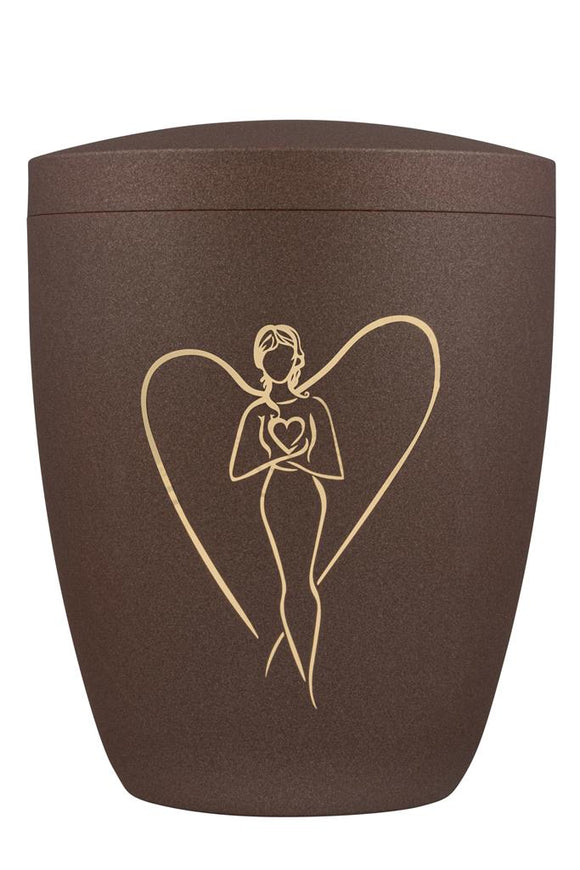 Urna di Spalto Materiale naturale laccato bronzo