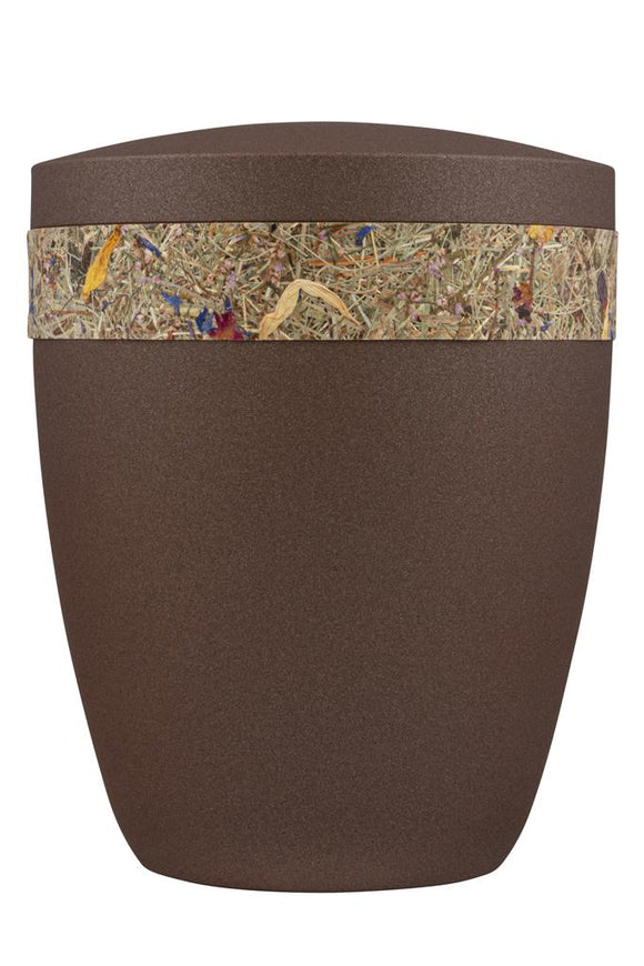 Urna di Spalto Materiale naturale laccato bronzo