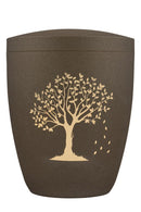 Spalt Urne Brass Lackiert Naturstoff-1