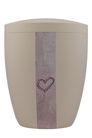 Kaufen herz-im-sand Spalt Urne Beige Lackiert Naturstoff