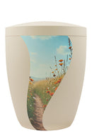 Spalt Urne Seashell Modern Naturstoff-12