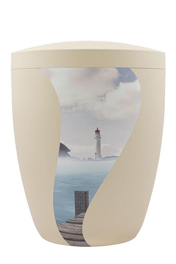 Spalt Urne Seashell Modern Naturstoff