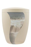 Spalt Urne Seashell Modern Naturstoff-16