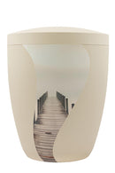 Spalt Urne Seashell Modern Naturstoff-19