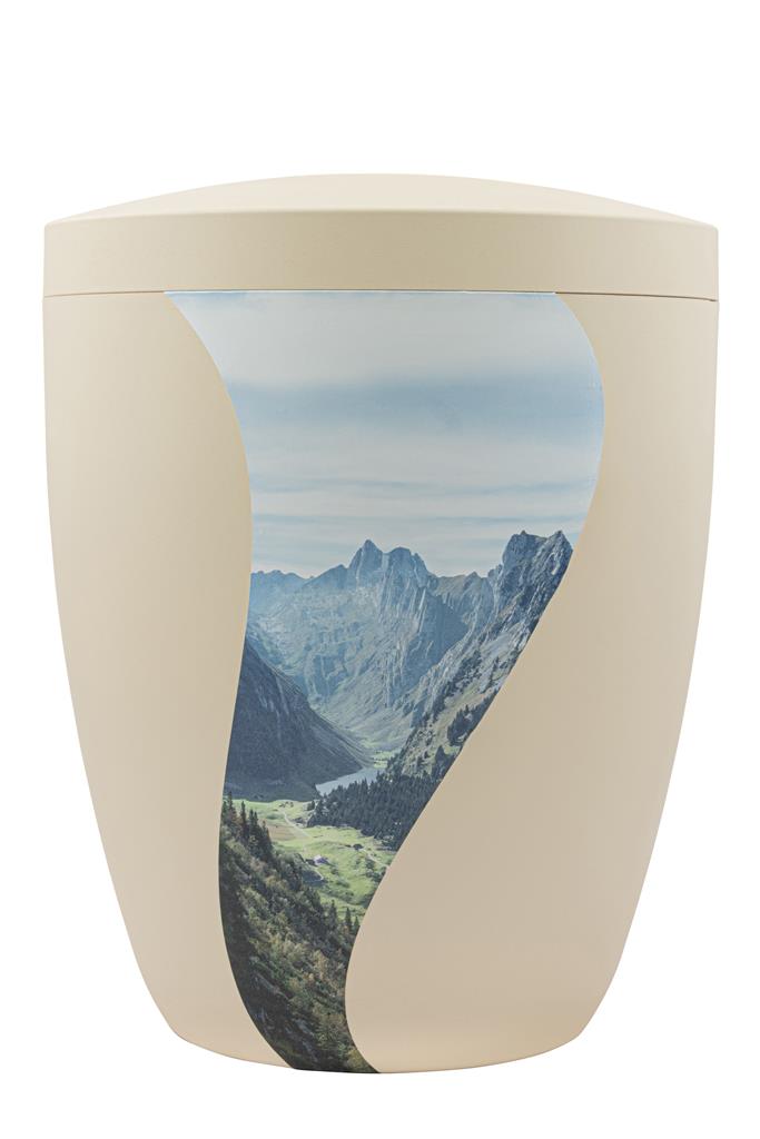 Kaufen foto-schwung-berge Spalt Urne Seashell Modern Naturstoff