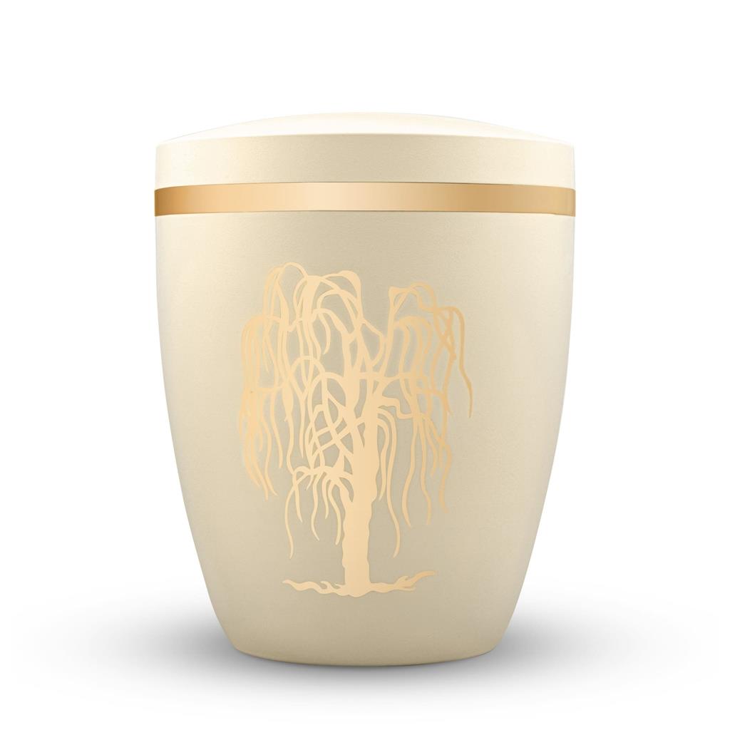 Kaufen trauerweide Spalt Urne Seashell Modern Naturstoff