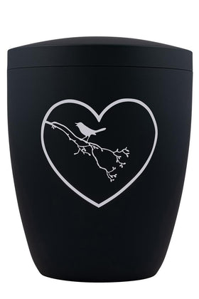 Spalt urn stone gray lacquered natural material - 0