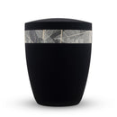 Spalt Urne Schwarz Matt Lackiert Naturstoff-6