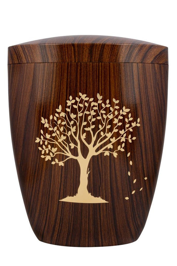 Spalt Urne Walnuss Naturstoff