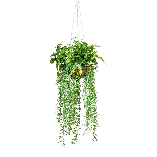Hanging plant artificial plant deco