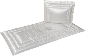 Set di coperte Besta con ricamo avorio di ramo di betulla