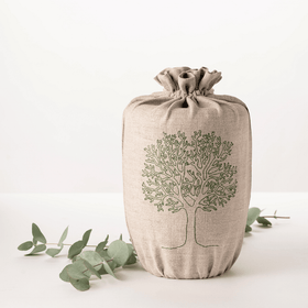 Last Velvet Textile Urne Leinen Lebensbaum