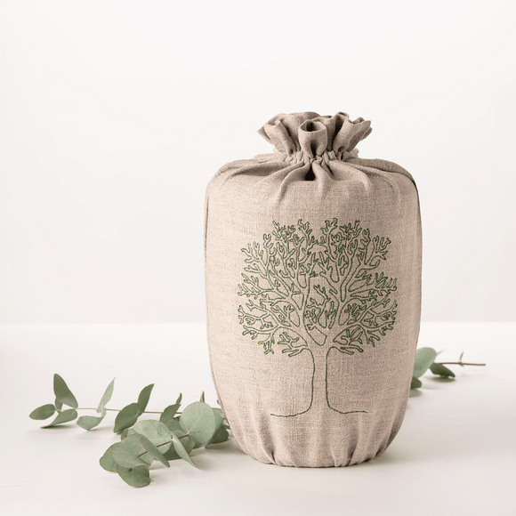 Last Velvet Textile Urne Leinen Lebensbaum