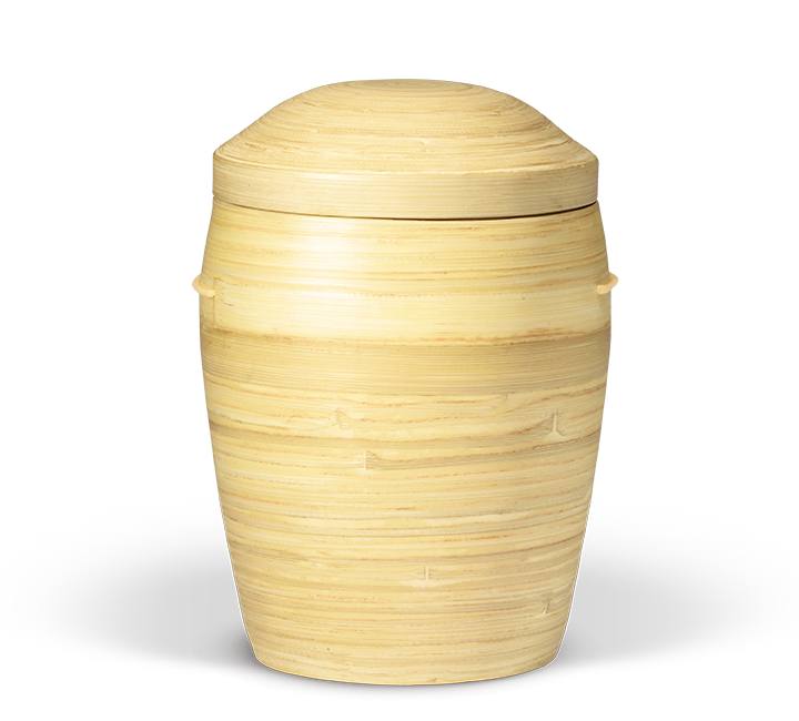 Heiso bamboo urn organic urn - 0