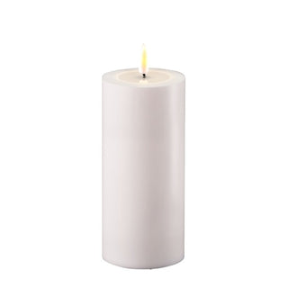 Kaufen b-7-5-x-h-15-cm Deluxe Homeart LED Kerze Stumpenkerze Outdoor weiß