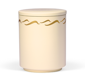 Heiso Seeurne Wellendekor Bio Urne - 0