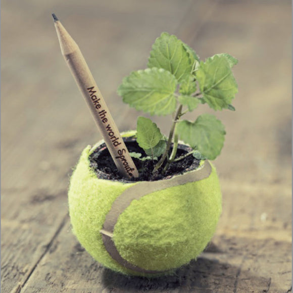 Sprout Bleistift mit Samenkapsel individuell bedruckt
