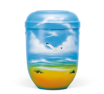 Heiso Classic Airbrush Motiv Bio Urne