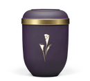 Heiso Classic Gold rim Calla organic urn-6