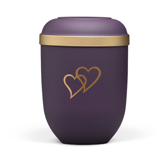 Urna biologica Heiso Classic con bordo dorato