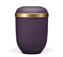 Heiso Classic gold rim organic urn-4
