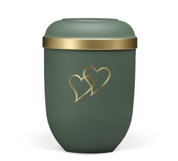 Urna biologica Heiso Classic con bordo dorato