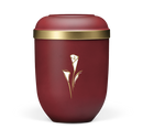 Heiso Classic Gold rim Calla organic urn-7