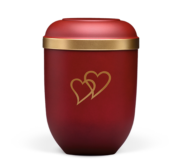 Urna biologica Heiso Classic con bordo dorato