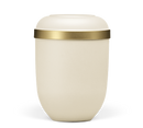 Heiso Classic gold rim organic urn-1
