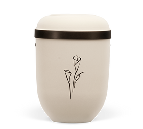 Urna biologica offset Heiso Classic Beige Brown