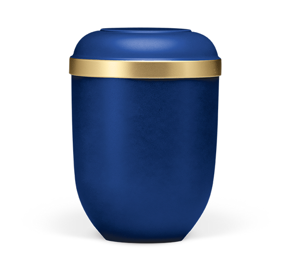 Heiso Classic gold rim organic urn