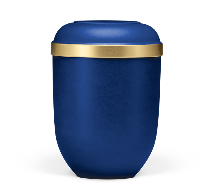 Heiso Classic gold rim organic urn