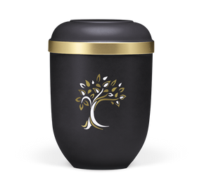 Heiso Albero classico con bordo dorato ArtDecor Urna biologica