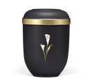 Heiso Classic Gold rim Calla organic urn-1