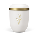 Heiso Classic Gold rim Calla organic urn-2