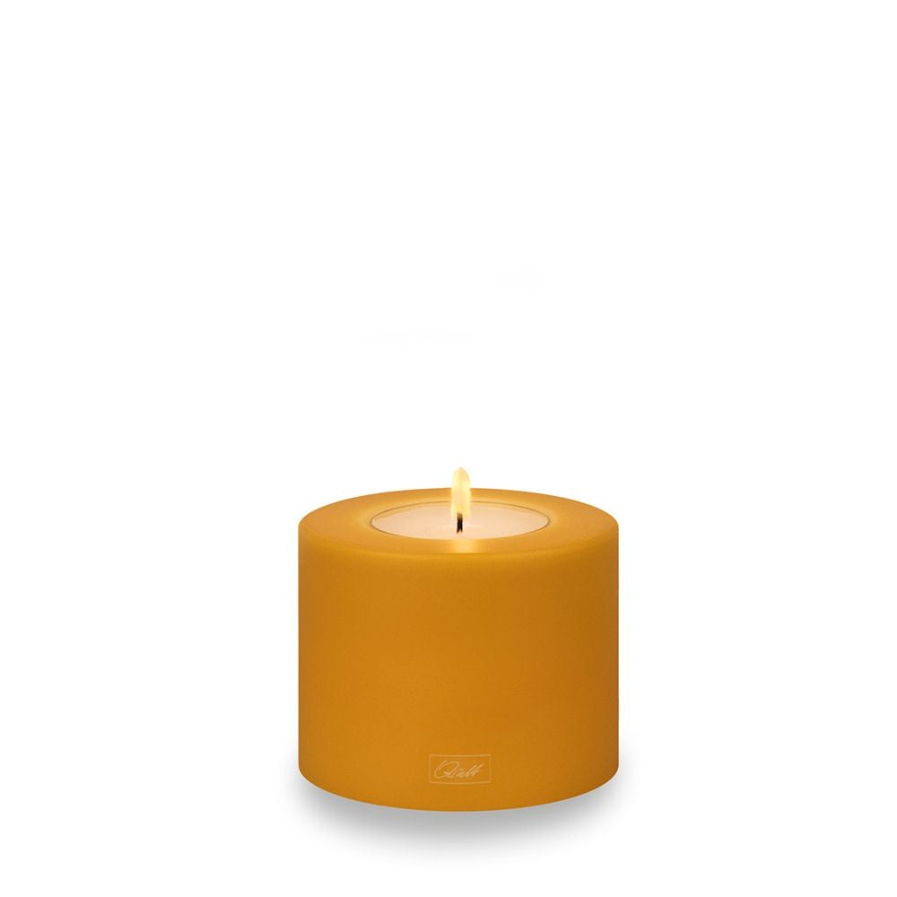 Kaufen curry Qult Trend Teelichthalter in Kerzenform Color Ø 10 cm