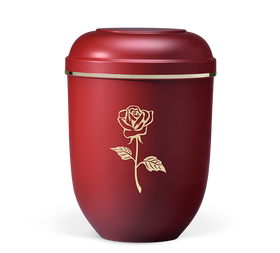 Urna classica a fascia dorata Heiso