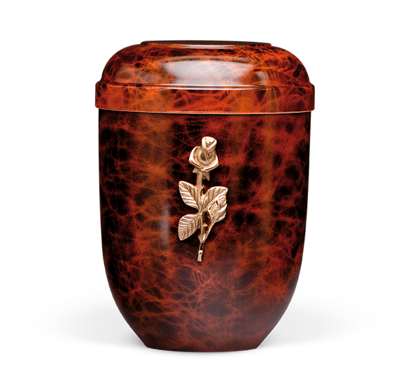 Urna biologica Heiso Classic in legno di radica