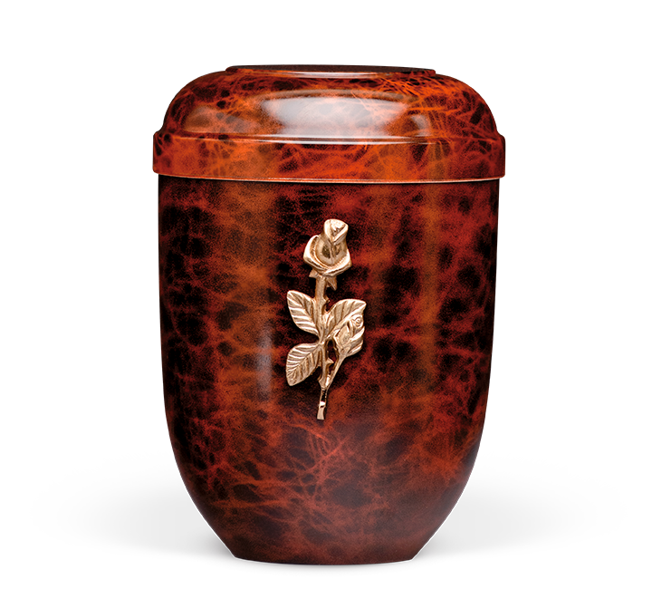 Heiso Classic burl wood design organic urn