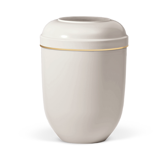 Urna orgánica Heiso Classic banda de oro