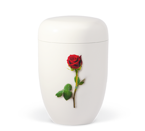 Heiso Elegance Blume Airbrush Bio Urne