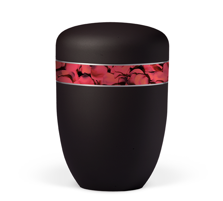 Heiso Elegance decorative ribbon motif organic urn - 0